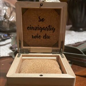 HOLZKERN empty Wooden watch Box with Cork Cushion.
